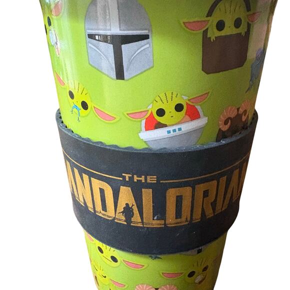 Star Wars The Mandalorian Grogu Baby Yoda Ceramic Travel Mug by Galerie EUC - Picture 4 of 8